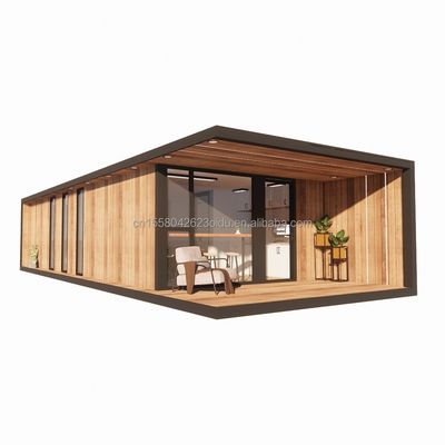 Acciaio galvanizzato flessibile portatile modulare 2-3 camere da letto Prefabbricato Flat Pack Mobile Cabina giardino Alberghi Ville Case pronte a disposizione