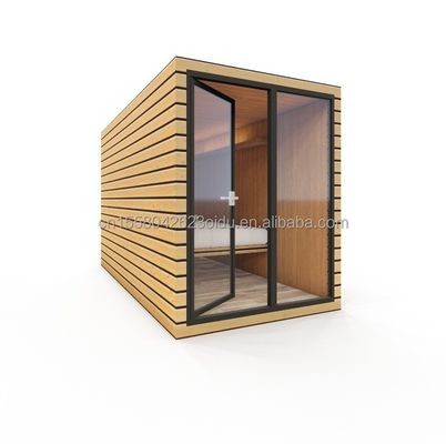 Luxury Style Cabina di legno prefabbricata per contenitori staccabili Appartamento Casa in acciaio prefabbricata semplice