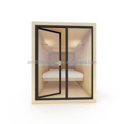 Luxury Style Cabina di legno prefabbricata per contenitori staccabili Appartamento Casa in acciaio prefabbricata semplice