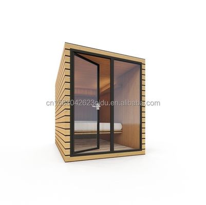 Luxury Style Cabina di legno prefabbricata per contenitori staccabili Appartamento Casa in acciaio prefabbricata semplice