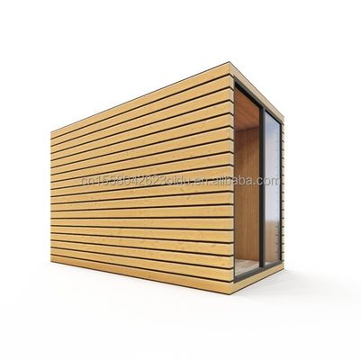 Luxury Style Cabina di legno prefabbricata per contenitori staccabili Appartamento Casa in acciaio prefabbricata semplice