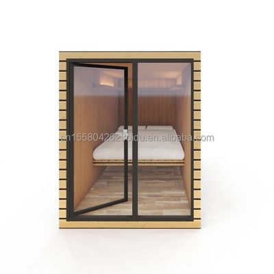 Luxury Style Cabina di legno prefabbricata per contenitori staccabili Appartamento Casa in acciaio prefabbricata semplice