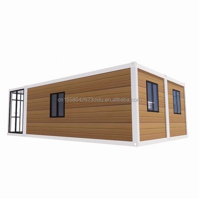 20ft Moderna casa di container espandibile per Carport Prefabbricato Mobile Acciaio pannello sandwich Materiale Hotel Ristorante Bar