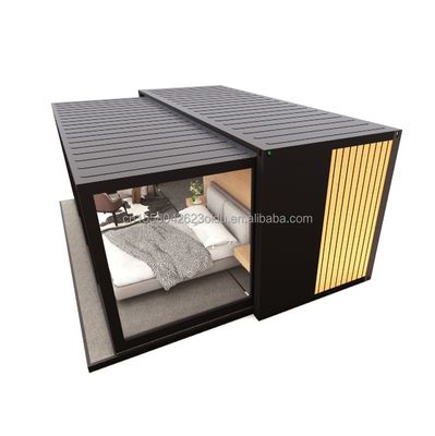 Wave Sandwich Panel 20ft Container Coffee House per stile di design moderno in Eu Expansion Garden Hotel