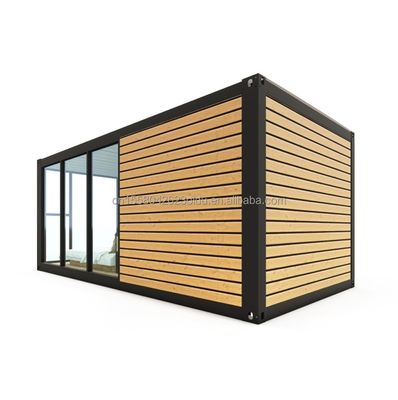 Colore personalizzato Moderno lusso Piccolo 20ft 40ft Prefabbricato Casa di legno mobile contenitore in acciaio leggero Casa prefabbricata Appartamento per esterni