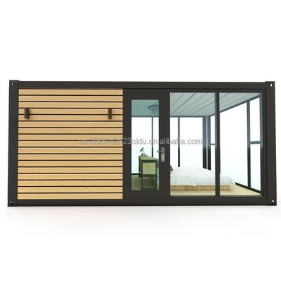 Colore personalizzato Moderno lusso Piccolo 20ft 40ft Prefabbricato Casa di legno mobile contenitore in acciaio leggero Casa prefabbricata Appartamento per esterni