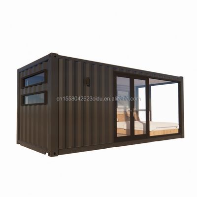 50/75/100mm Wave Sandwich Panel Parete Moderno 20ft UE Case prefabbricate Container Casa di legno Giardino indipendente Appartamento per hotel