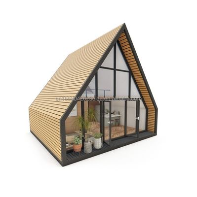 Struttura in acciaio triangolare moderna UE Flat Pack Container House Design per case in legno entro 20 piedi o 40 piedi Applicazione Mall