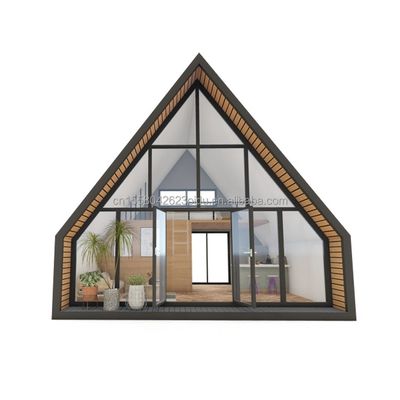 Struttura in acciaio triangolare moderna UE Flat Pack Container House Design per case in legno entro 20 piedi o 40 piedi Applicazione Mall