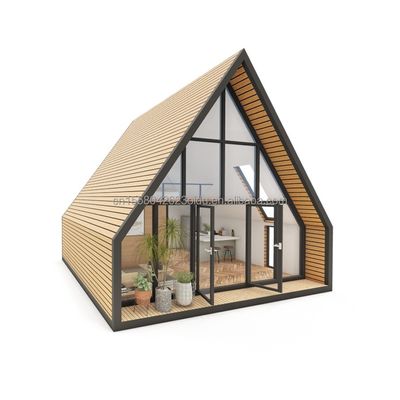Struttura in acciaio triangolare moderna UE Flat Pack Container House Design per case in legno entro 20 piedi o 40 piedi Applicazione Mall