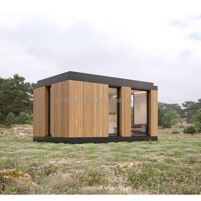 Moderno UE 20ft Assemblaggio rapido Case in legno Container Hotel Negozio per ufficio in colore personalizzato