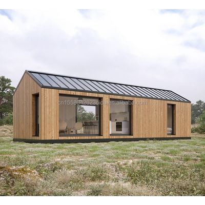 20ft Mobile Home Garden Studio Prefabbricato Customisable Steel Container House con Parete 50/75/100mm Wave Sandwich Panel