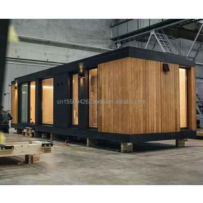 20ft Mobile Home Garden Studio Prefabbricato Customisable Steel Container House con Parete 50/75/100mm Wave Sandwich Panel