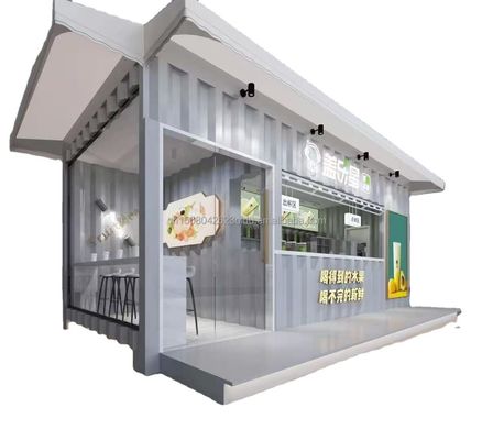 Hotel Prefabbricato Negozio mobile Moderno Design Prefabbricato Ristorante Bar Vendite Chiosco Piccola casa fatta di pannello sandwich in acciaio