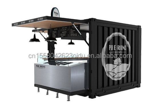 Hotel Prefabbricato Negozio mobile Moderno Design Prefabbricato Ristorante Bar Vendite Chiosco Piccola casa fatta di pannello sandwich in acciaio