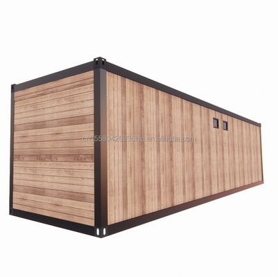 Salotto prefabbricato UE 40ft Container room con finestre in lega di alluminio e tubi quadrati in acciaio galvanizzato