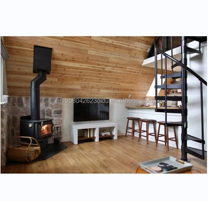 Contenitore da 20 o 40 piedi Moderno design UE Forma triangolare Struttura in acciaio Case in legno con struttura in acciaio a forma di A Camera cornice