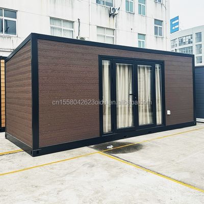 EU 20ft Case in legno Case prefabbricate Struttura in acciaio galvanizzato Casa prefabbricata moderna di lusso per in colore personalizzato