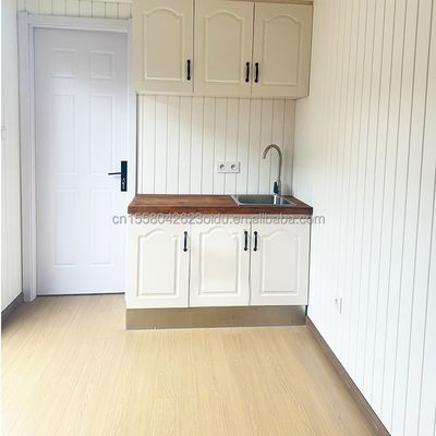 EU 20ft Case in legno Case prefabbricate Struttura in acciaio galvanizzato Casa prefabbricata moderna di lusso per in colore personalizzato