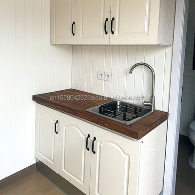 EU 20ft Case in legno Case prefabbricate Struttura in acciaio galvanizzato Casa prefabbricata moderna di lusso per in colore personalizzato