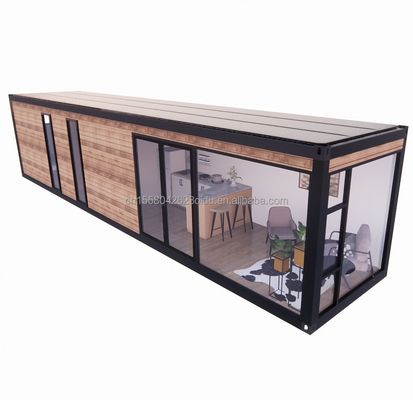 Hotel 40ft Garden Mobile House Studio in legno Flat Container Casa da caffè con modello 3D e disegni CAD al Garden Hotel