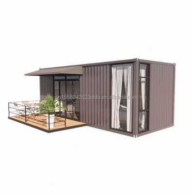 Contenitore in legno da 20 piedi ufficio struttura in acciaio telaio saldato imballaggio piatto casa contenitore casa giardino