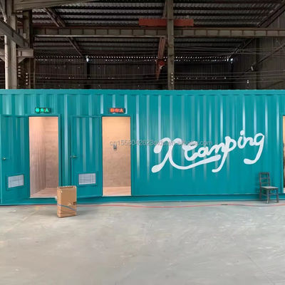 40 FT Casa prefabbricata in acciaio espandibile per contenitori mobili personalizzabili