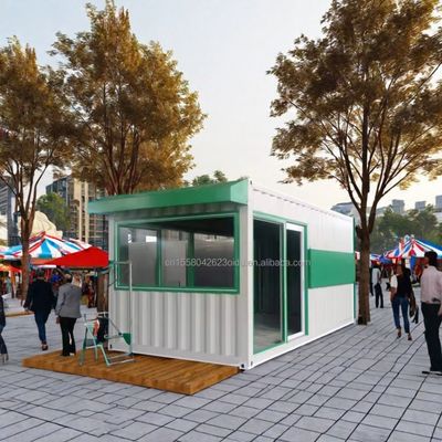 40 FT Casa prefabbricata in acciaio espandibile per contenitori mobili personalizzabili