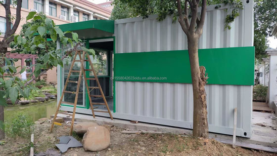 40 FT Casa prefabbricata in acciaio espandibile per contenitori mobili personalizzabili