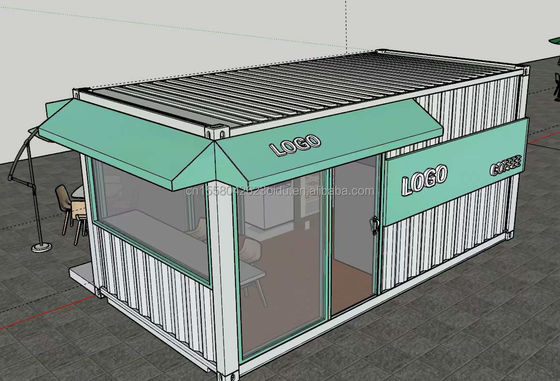 40 FT Casa prefabbricata in acciaio espandibile per contenitori mobili personalizzabili