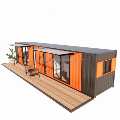 40ft Container Appartamento Modulare Case in legno finite Personalizzate Colore Indipendente Appartamento per studenti Casa prefabbricata