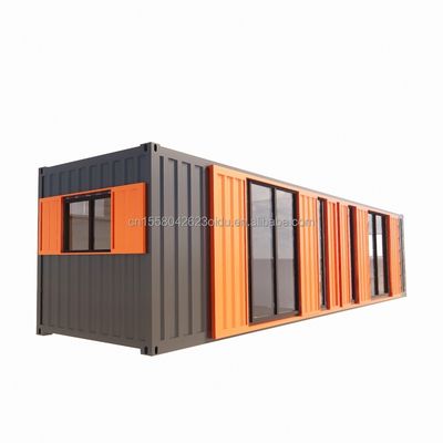 40ft Container Appartamento Modulare Case in legno finite Personalizzate Colore Indipendente Appartamento per studenti Casa prefabbricata