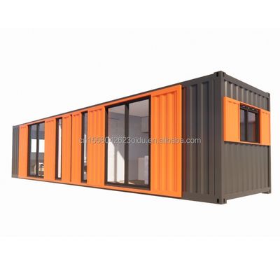 40ft Container Appartamento Modulare Case in legno finite Personalizzate Colore Indipendente Appartamento per studenti Casa prefabbricata