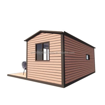 Colore personalizzato UE in stile cinese Casa da giardino in legno struttura a telaio in acciaio leggero Una stanza per hotel e famiglia