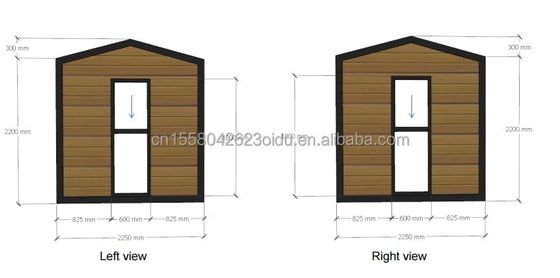 Acciaio galvanizzato piegato 180g e alluminio Legato Finestre 40ft Moderno Design Prefabbricato Casa di contenitori in legno per hotel negozio