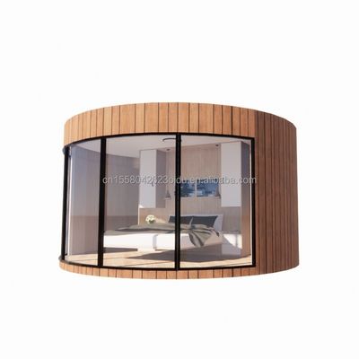 Moderne case in legno prefabbricate dell'Unione europea con tubi quadrati in acciaio galvanizzato come struttura principale e colore personalizzato