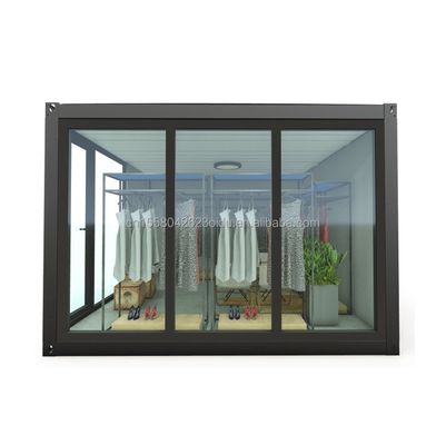 Aluminio Legato Finestre di lusso Moderno Display Cabinet in Legno per Appartamento o Casa Vacanze