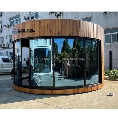 Moderne case in legno prefabbricate dell'Unione europea con tubi quadrati in acciaio galvanizzato come struttura principale e colore personalizzato