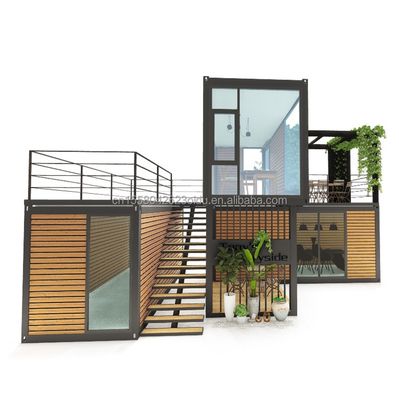Container distaccabile 20ft Luxury Modular Prefabricated Container House per il design di hotel moderno e contenitore di lusso pieghevole