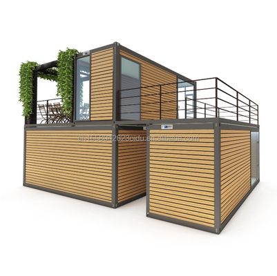 Container distaccabile 20ft Luxury Modular Prefabricated Container House per il design di hotel moderno e contenitore di lusso pieghevole