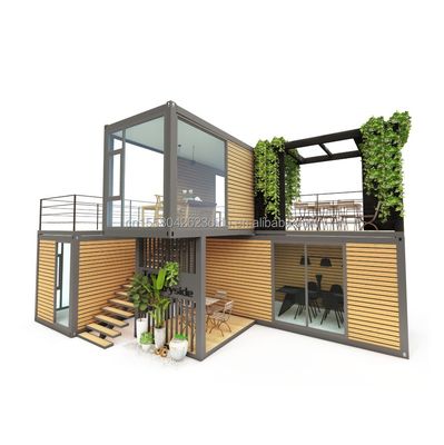 Container distaccabile 20ft Luxury Modular Prefabricated Container House per il design di hotel moderno e contenitore di lusso pieghevole