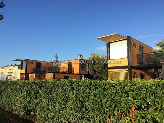 Casa di contenitori commerciale pieghevole/estensibile/distaccabile Ristorante/negozio di abbigliamento con moderno design a due piani