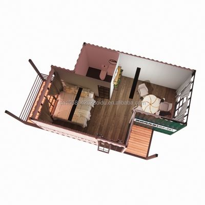 Casa prefabbricata modulare per hotel Container case con bagno e cucina per hotel