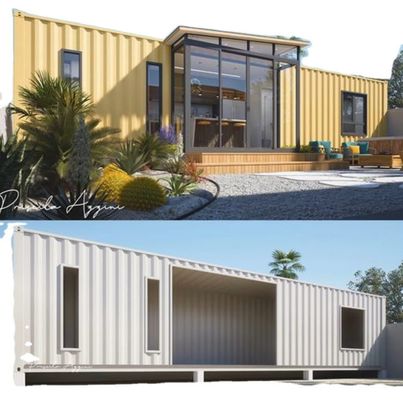 Case in contenitori in legno per ufficio all'aperto o per la famiglia Customized Modern Design Prefabbricate Bar Modular Steel Homes