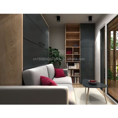Container di parete espandibile 50/75/100mm Wave Sandwich Panel per all'aperto 20ft e 40ft Prefab Portable Shipping Container Home