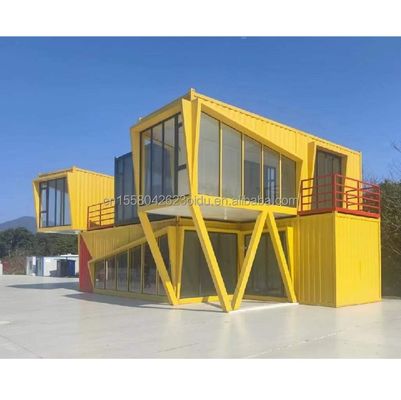 Hotel Resort Container House con 50/75/100 mm pannello sandwich ondulato e galvanizzato di acciaio piegatura 180g