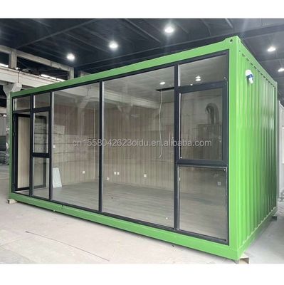 Hotel Resort Container House con 50/75/100 mm pannello sandwich ondulato e galvanizzato di acciaio piegatura 180g