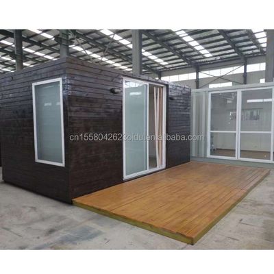 Hotel Resort Container House con 50/75/100 mm pannello sandwich ondulato e galvanizzato di acciaio piegatura 180g