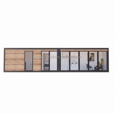 Prefabbricati in legno Luxury Tiny Living Portable Prefab Container Case con camera da letto Bagno Cucina Soggiorno
