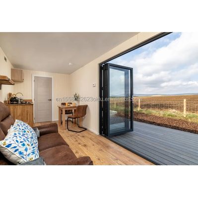 Prefabbricato Moderno Luxury Shipping Container House Villa 40ft 1 camera da letto 1 cucina 1 bagno 1 soggiorno per negozio